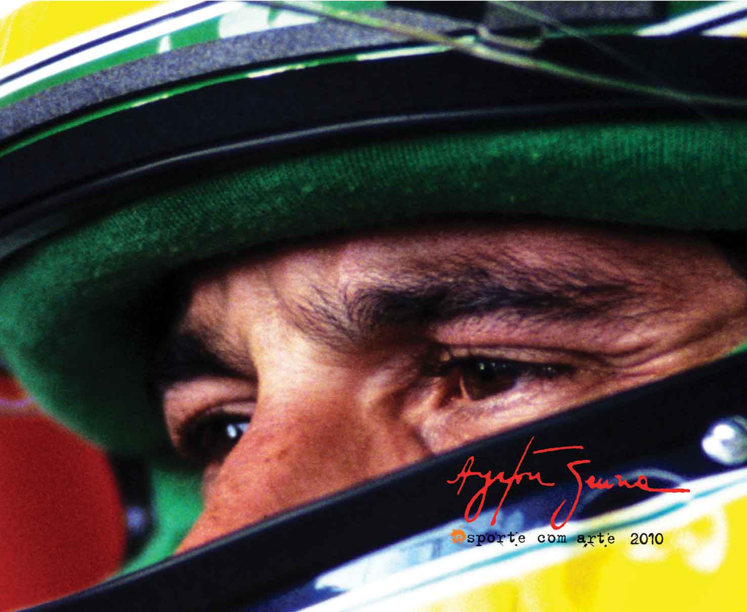 “Esporte com Arte - Ayrton Senna”, lançamento nacional do livro-agenda por Fred Rossi (2010).